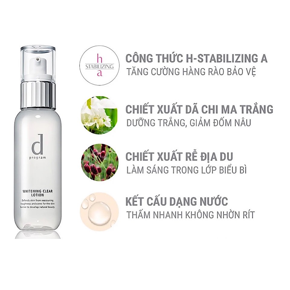 Sữa Dưỡng Trắng Da D Program 100 ml